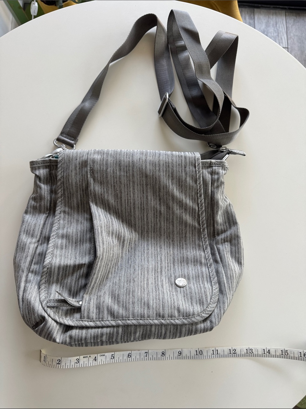 Haiku Gray Crossbody/ backpack convertible bag -Women